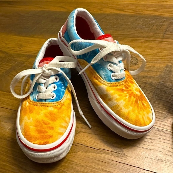 Vans ERA Young Kids Tie-Dye Sneakers - Size 12 EUC - Picture 1 of 7